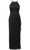 Alex Evenings 8132966 - Beaded Halter Neck Long Dress Evening Dresses 12 / Navy