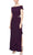 Alex Evenings - 81351528 Off-Shoulder Matte Jersey Long Dress Evening Dresses 2 / Eggplant