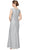 Alex Evenings 8157017 - Cutout Metallic Evening Dress Formal Gowns