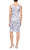 Alex Evenings 8160433 - Floral Sheath Cocktail Dress Wedding Guest