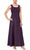 Alex Evenings - 82122326 Scoop Neck A-Line Dress Evening Dresses 16P / Eggplant