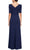 Alex Evenings 8260436 - Embellished Bateau Neck Elbow Sleeve Evening Dress Mother of the Bride Dresses