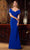 Alexander by Daymor 1576 - Pleated Sweetheart Neck Evening Gown Evening Dresses 12 / Delphi Blue