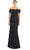 Alexander by Daymor 1753S23 - Pleated Detail Embroidered Evening Gown Evening Dresses 8 / Quartz