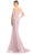 Alexander by Daymor 1753S23 - Pleated Detail Embroidered Evening Gown Evening Dresses 8 / Quartz