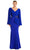 Alexander by Daymor 1886F23 - Bishop Sleeve Mermaid Evening Gown Evening Dresses 10 / Midnite