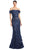 Alexander by Daymor 1971S24 - Embroidered Mermaid Prom Gown Prom Dresses 6 / Navy