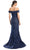 Alexander by Daymor 1971S24 - Embroidered Mermaid Prom Gown Prom Dresses 6 / Navy