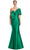 Alexander by Daymor 1977S24 - Sweetheart Pleated Top Evening Dress Evening Dresses 4 / Emerald