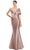 Alexander by Daymor 1977S24 - Sweetheart Pleated Top Evening Dress Evening Dresses 4 / Frosted Blush