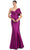 Alexander by Daymor 1977S24 - Sweetheart Pleated Top Evening Dress Evening Dresses 4 / Magenta