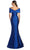 Alexander by Daymor 2053F24 - Short Sleeve Mermaid Evening Gown Prom Dresses