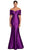 Alexander by Daymor 2053F24 - Short Sleeve Mermaid Evening Gown Prom Dresses 4 / Violet