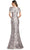 Alexander by Daymor 2062F24 - Pleated Off-Shoulder Evening Gown Mother of the Bride Dresses