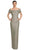 Alexander by Daymor 2066F24 - Straight Neck Column Formal Gown Mother of the Bride Dresses