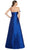 Alexander by Daymor 2068F24 - Strapless Ruffled Accent Evening Gown Formal Gowns