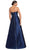 Alexander by Daymor 2068F24 - Strapless Ruffled Accent Evening Gown Formal Gowns