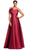 Alexander by Daymor 2068F24 - Strapless Ruffled Accent Evening Gown Formal Gowns 4 / Raspberry