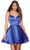 Alyce Paris 3168 - A-Line Mikado Homecoming Dress Homecoming Dresses 000 / Royal