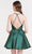 Alyce Paris - 3703 Sleeveless Halter Cocktail Dress Cocktail Dresses 00 / Midnight