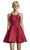 Alyce Paris - 3703 Sleeveless Halter Cocktail Dress Cocktail Dresses 00 / Midnight