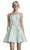 Alyce Paris - 3703 Sleeveless Halter Cocktail Dress Cocktail Dresses 00 / Midnight