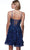 Alyce Paris 3768 - Sequined Adjustable Straps Cocktail Dress Special Occasion Dress