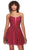 Alyce Paris 3771 - Embellished Glitters Cocktail Dress Prom Dresses 000 / Raspberry