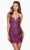 Alyce Paris 4668 - Spaghetti Strap Sequin Homecoming Dress Special Occasion Dress