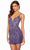 Alyce Paris 4673 - Beaded Sheath Homecoming Dress Special Occasion Dress 000 / Orchid