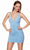 Alyce Paris 4772 - Dual Strap Sequin Cocktail Dress Cocktail Dresses 12 / Light Periwinkle