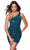 Alyce Paris 4774 - Cutout Lace-Up Back Cocktail Dress Cocktail Dresses 12 / Royal