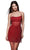 Alyce Paris 4805 - Fringes Scoop Cocktail Dress Homecoming Dresses 000 / Red