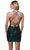 Alyce Paris 4810 - Strappy Back V-Neck Cocktail Dress Homecoming Dresses