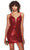 Alyce Paris 4810 - Strappy Back V-Neck Cocktail Dress Homecoming Dresses