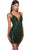 Alyce Paris 4810 - Strappy Back V-Neck Cocktail Dress Homecoming Dresses