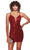 Alyce Paris 4810 - Strappy Back V-Neck Cocktail Dress Homecoming Dresses