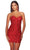 Alyce Paris 4814 - Sweetheart Floral Embroidered Cocktail Dress Special Occasion Dress 000 / Red