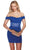 Alyce Paris 4819 - Sheer Corset Sweetheart Cocktail Dress Cocktail Dresses 000 / Royal