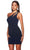 Alyce Paris 4822 - One-Shoulder Cut-Out Detailed Cocktail Dress Cocktail Dresses