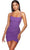 Alyce Paris 4823 - Luxe Glitter Scoop Neck Cocktail Dress Special Occasion Dress 000 / Purple