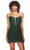 Alyce Paris 4827 - Strapless Glitter Mesh Cocktail Dress Cocktail Dresses 000 / Pine