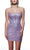 Alyce Paris 4828 - Sequined Scoop Neck Cocktail Dress Special Occasion Dress 000 / Orchid