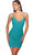 Alyce Paris 4835 - Ruched Bodice Deep V-Neck Cocktail Dress Special Occasion Dress