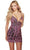 Alyce Paris 4841 - Deep V-Neck Embellished Cocktail Dress Special Occasion Dress