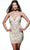 Alyce Paris 4841 - Deep V-Neck Embellished Cocktail Dress Special Occasion Dress