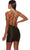 Alyce Paris 4856 - Plunging V-Neck Open Back Cocktail Dress Cocktail Dresses