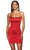 Alyce Paris 4857 - Open Back Sleeveless Cocktail Dress Cocktail Dresses 000 / Red