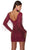 Alyce Paris 4873 - Fringes Plunging V-Neck Cocktail Dress Cocktail Dresses