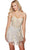 Alyce Paris 4876 - Hot Fix Embellished Strapless Cocktail Dress Cocktail Dresses 000 / Ivory